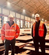 Neil Watson, Group Chief Executive at Cairnhill Structures with Fraser Towers, Group Executive Director at Watson Towers Group Ltd